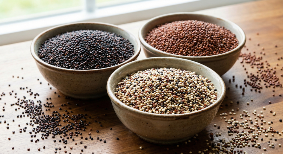 diferenciación- superfoods- peruanos-Europa-quinua-roja-quinua-negra-tricolor